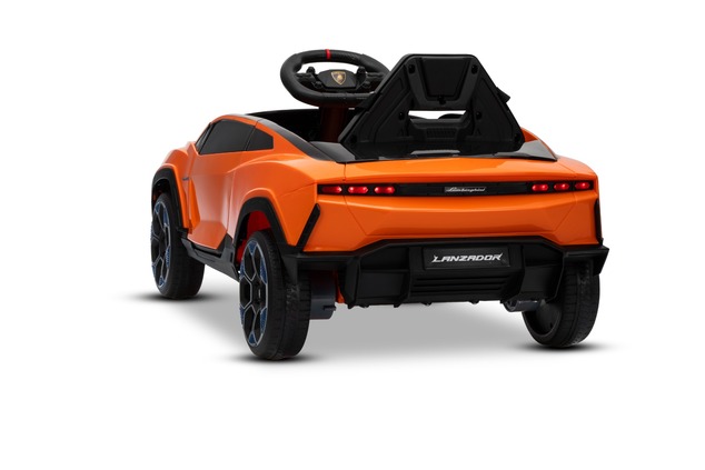Electric Ride-on Car Lamborghini Lanzador 12V with rear-wheel drive, licensed (Single seater), orang