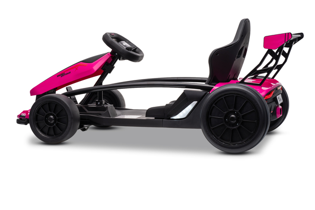 Drift kart elettrico per bambini 24 V | Beneo Motors Drift Car | Rosa | 2 × 200 W | Batteria al litio