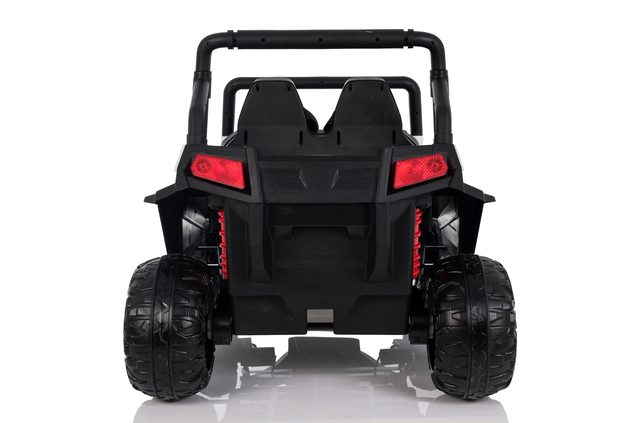 Electric Ride-On Toy Car RSX buggy 2X 12V/7Ah White - 2.4Ghz, 4 X MOTOR, remote control, two-seats i