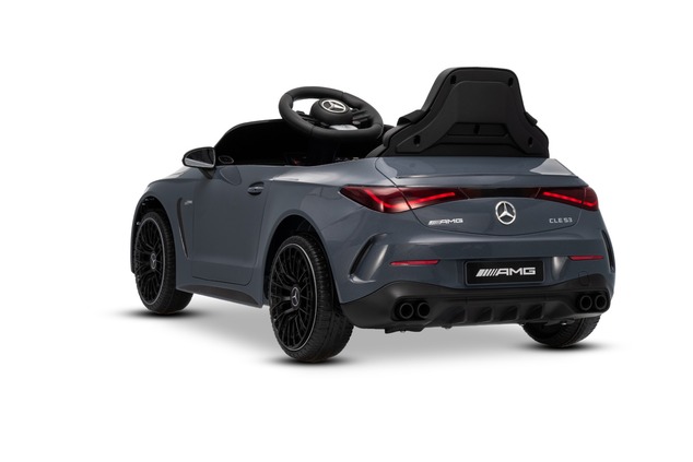 Electric Ride-on car Mercedes CLE 12V with rear-wheel drive, grey, Single seater, Lithium battery, L