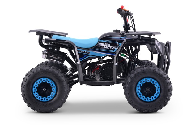 Kids Petrol Pocket Quad 49cc | Beneo Motors Escape Blue | Ages 4+ | Speed Limiter