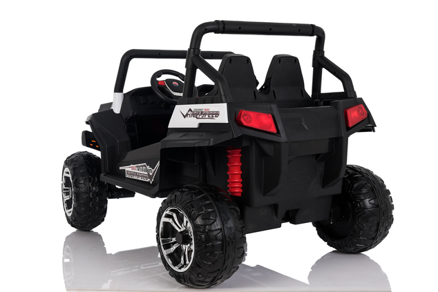 Electric Ride-On Toy Car RSX buggy 2X 12V/7Ah White - 2.4Ghz, 4 X MOTOR, remote control, two-seats i