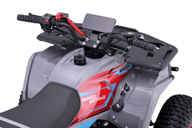 Kids Petrol Quad 125cc | Beneo Motors Warrior Red | Ages 8+ | Reverse Gear &amp; Speed Limiter