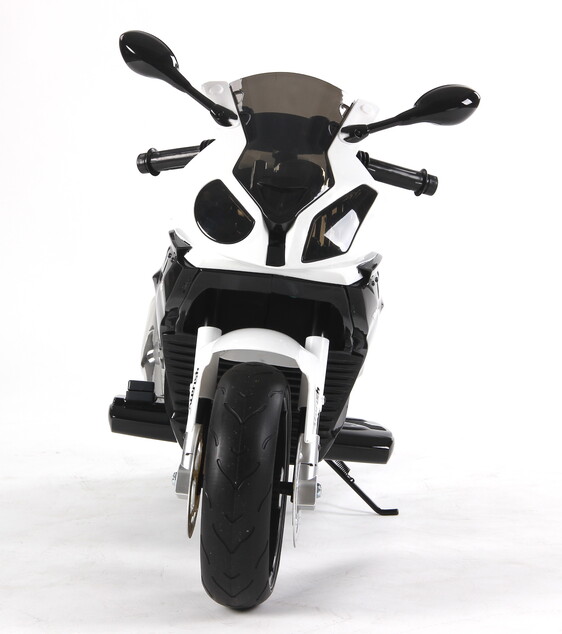 Electric Ride on Motorcycle BMW S 1000 RR, Battery Powered Car, Licensed, EVA Soft Wheels, Metal Fra