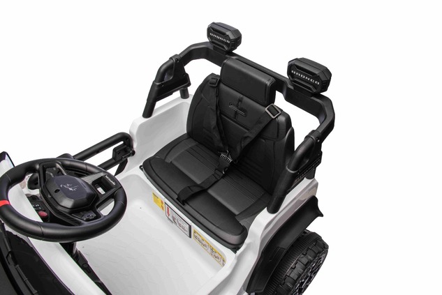Electric Ride-On Car Ford Bronco with Rear-Wheel Drive, Licensed (Single-Seater), White, Lithium Bat