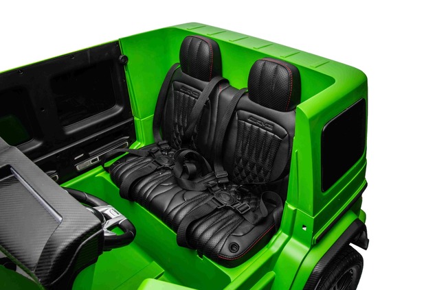 Electric Ride-on car Mercedes-Benz G63 AMG 4x4² Two-seater 24V, Black painted, MP4 Player with USB/A
