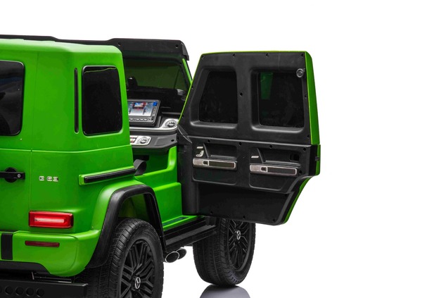 Electric Ride-on car Mercedes-Benz G63 AMG 4x4² Two-seater 24V, Green painted, MP4 Player with USB/A