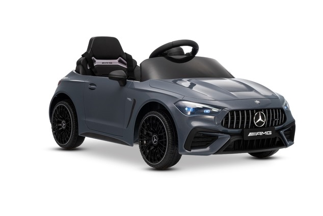 Electric Ride-on car Mercedes CLE 12V with rear-wheel drive, grey, Single seater, Lithium battery, L