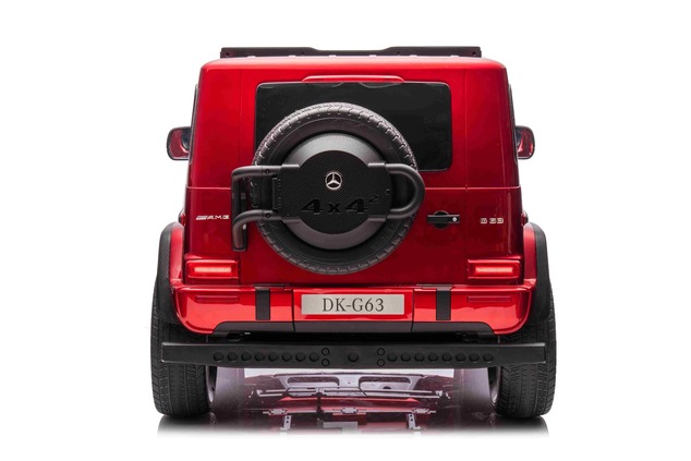 Electric Ride-on car Mercedes-Benz G63 AMG 4x4² Two-seater 24V, Red painted, MP4 Player with USB/AUX