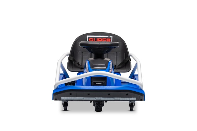 Drift kart elettrico 24V | Beneo Motors | Blu | Motore brushless 300 W | Batteria al litio | Modalit