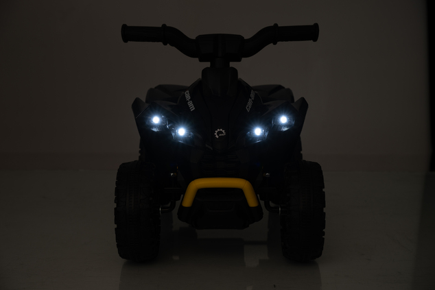 Licencovaná dětská elektrická mini čtyřkolka 25 W | Can-Am Renegade | Lithiový akumulátor 7,2 V | Černá