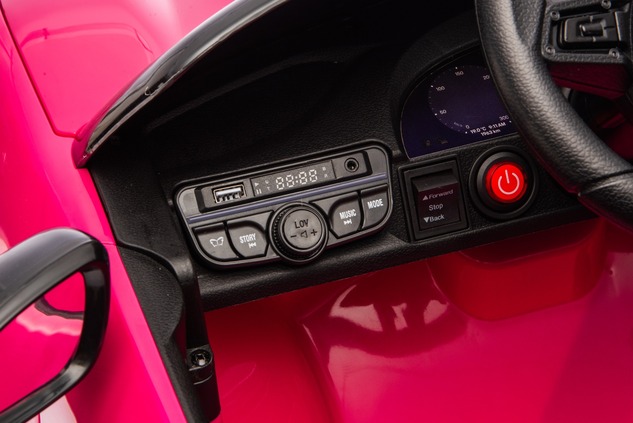 Electric Ride-on car Porsche Macan 12V Licensed with rear-wheel drive (Single seat), pink, Lithium b