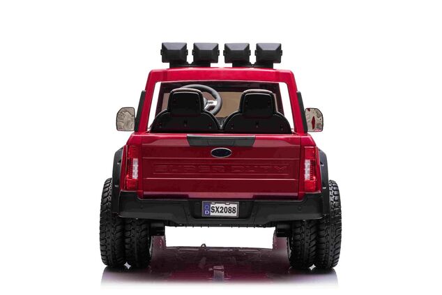 Electric Ride-On Toy Car Duty 24V red, Two-seater, 4X4 drive with high-performance 24V Engines and s