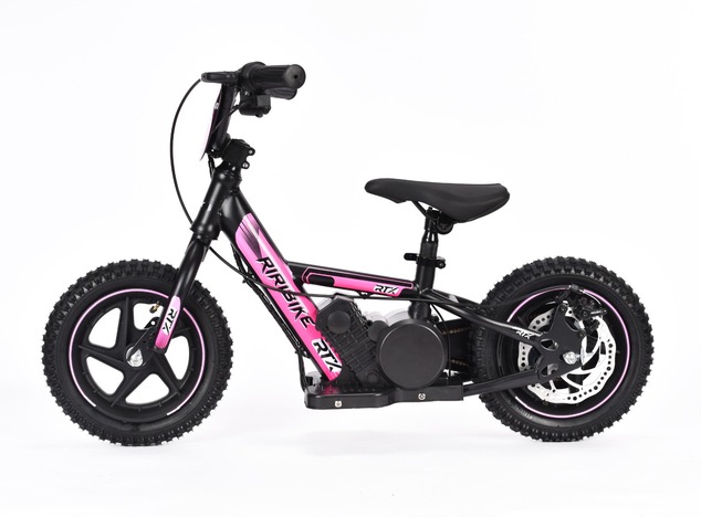 Children's electric balancer RIRIBIKE RTX3 24V (12"), pink, Lithium battery, 100W motor, Disc brake,