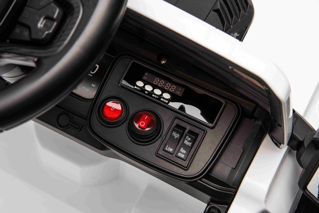 Electric Ride-On Car Ford Bronco with Rear-Wheel Drive, Licensed (Single-Seater), White, Lithium Bat