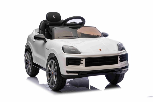 Electric Ride-on car Porsche Cayenne 12V with rear-wheel drive - Licensed (Single seat), white, Lith