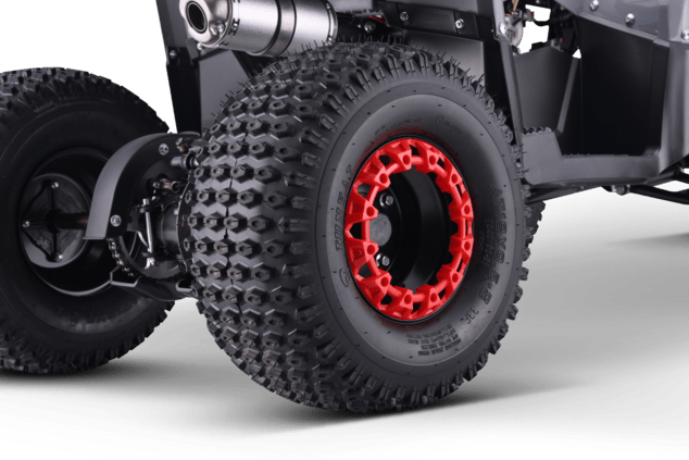 Kids Petrol Quad 125cc | Beneo Motors Warrior Red | Ages 8+ | Reverse Gear &amp; Speed Limiter