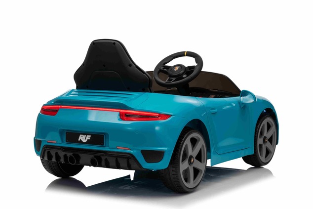 Electric Ride-on car RUF GT 12V, blue, Opening doors, 2.4 GHz remote control, LED lights front and r