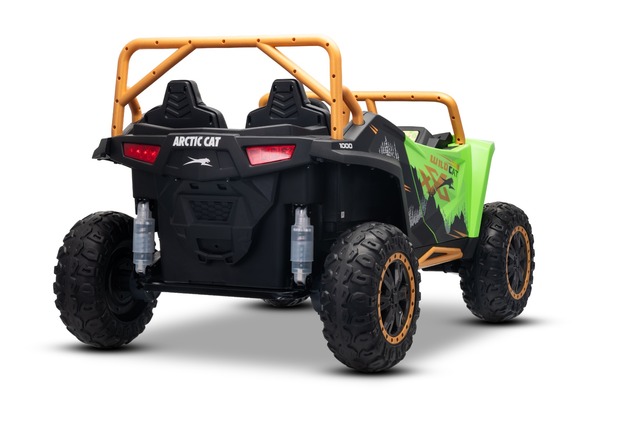 Electric Ride-on buggy Artic CAT XXL 4x4 24V, green, two-seater, Soft EVA wheels, Powerful engines, 