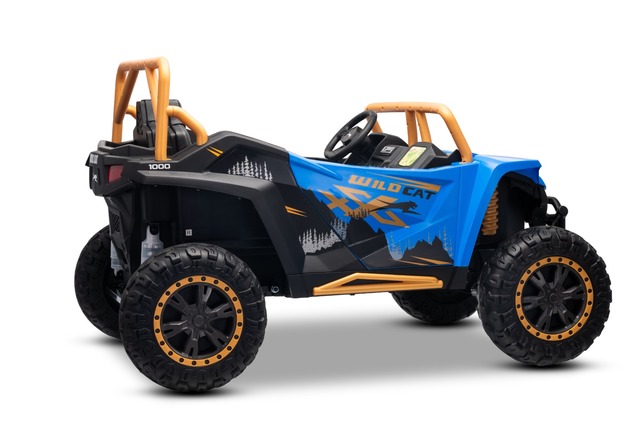 Electric Ride-on buggy Artic CAT XXL 4x4 24V, blue, two-seater, Soft EVA wheels, Powerful engines, L