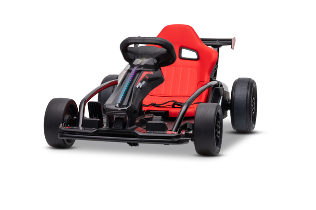 Drift kart elettrico per bambini 24 V | Beneo Motors Drift Car | Nero | 2 × 200 W | Batteria al litio
