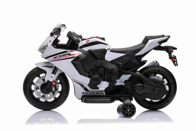 Electric Motorbike HONDA CBR 1000RR, Licensed, 12V battery, Leatherette seat, Plastic wheels, 30W En