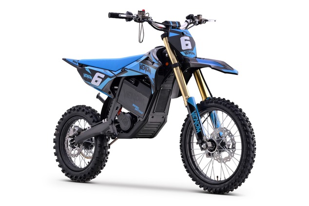 Electric Motocross 6500W | Beneo Motors Venom Blue | 72V Samsung Lithium | 80 km/h
