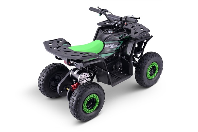 Kids Electric Mini Quad 800W | Beneo Motors Escape Green | Ages 4+ | 3-Speed Limiter