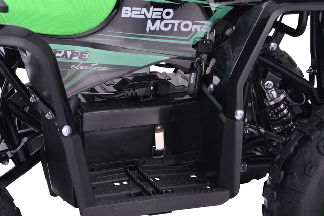 Kids Electric Mini Quad 800W | Beneo Motors Escape Green | Ages 4+ | 3-Speed Limiter