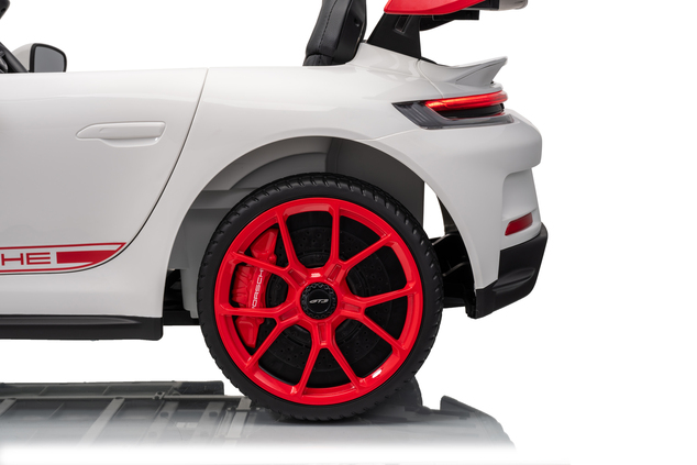 Porsche 911 GT3 RS macchina elettrica per bambini 24V 4x4 | con licenza | Beneo Motors | 2 posti | Batteria al litio | Sedili in similpelle ROSSI | Ruote EVA