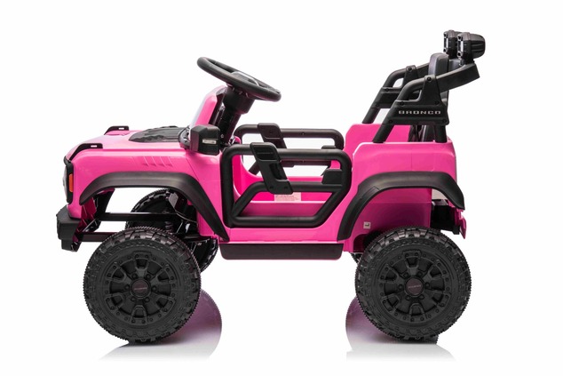 Electric Ride-On Car Ford Bronco with Rear-Wheel Drive, Licensed (Single-Seater), Pink, Lithium Batt