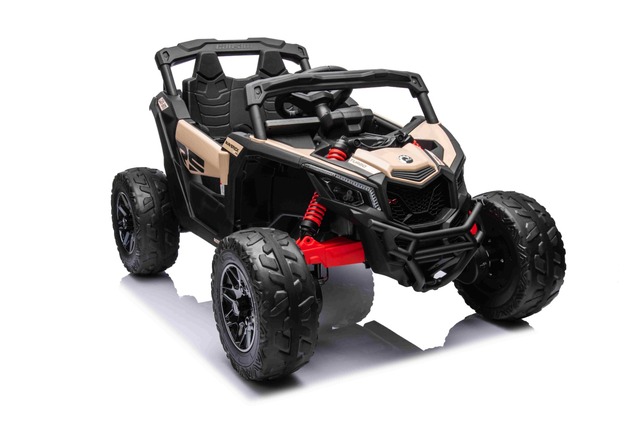 Electric Ride-on car Can-am Maverick One-seater with 4X4 drive, Black, Independent suspension, 2.4 G