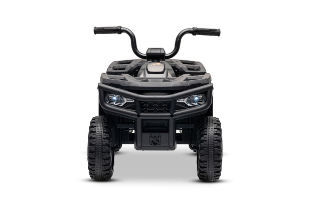 Licensed electric Ride-on quad Arctic Cat 12V with rear wheel drive, black, LED lights, Lithium batt