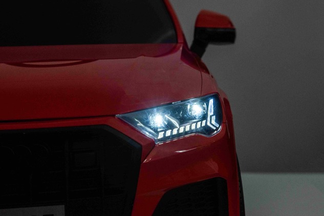 Audi Q7 Kinder Elektroauto Rot, Einsitzer, Unabhängige Federung, 12-V-Batterie, Fernbedienung