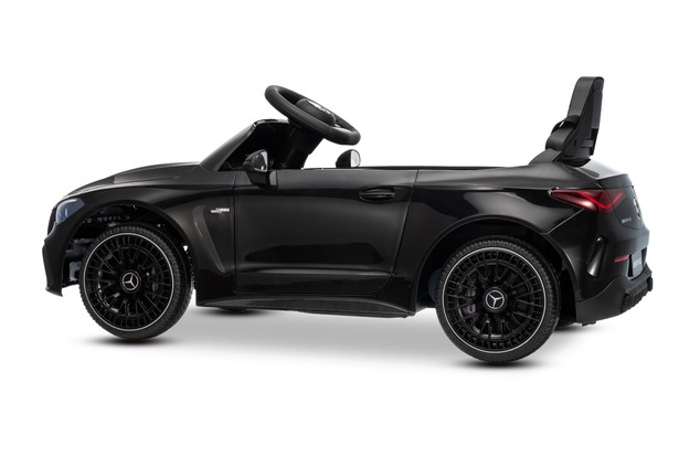 Electric Ride-on car Mercedes CLE 12V with rear-wheel drive, black, Single seater, Lithium battery, 