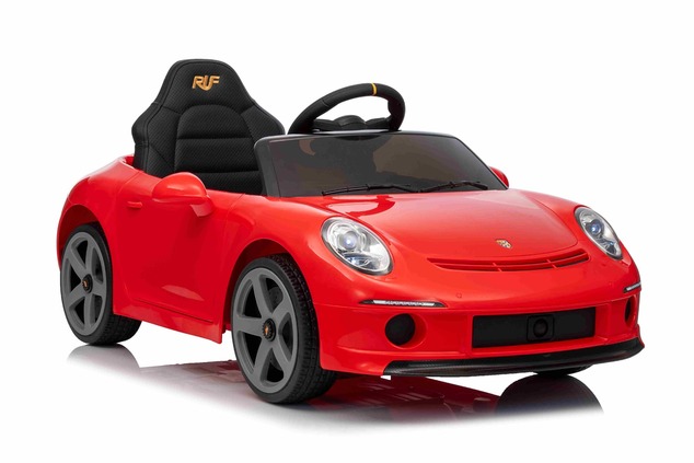 Electric Ride-on car RUF GT 12V, red, Opening doors, 2.4 GHz remote control, LED lights front and re
