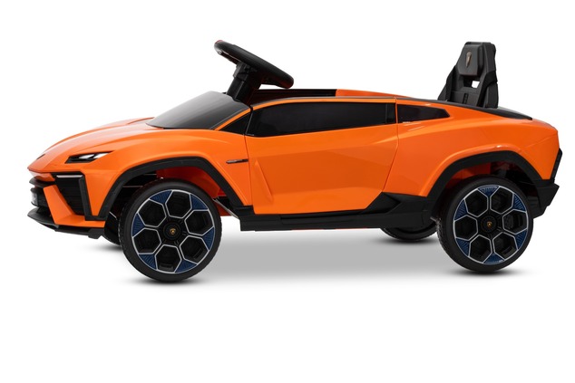 Electric Ride-on Car Lamborghini Lanzador 12V with rear-wheel drive, licensed (Single seater), orang