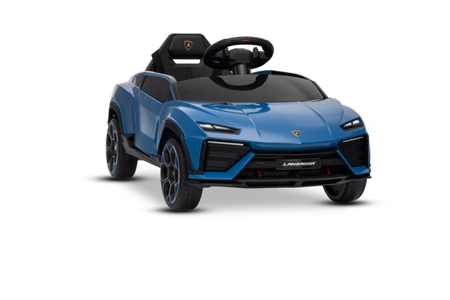 Electric Ride-on Car Lamborghini Lanzador 12V with rear-wheel drive, licensed (Single seater), blue,