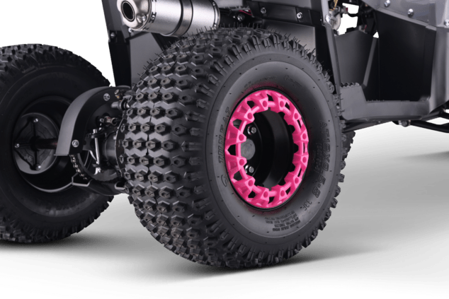 Kids Petrol Quad 125cc | Beneo Motors Warrior Pink | Ages 8+ | Reverse Gear &amp; Speed Limiter
