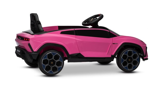 Electric Ride-on Car Lamborghini Lanzador 12V with rear-wheel drive, licensed (Single seater), pink,
