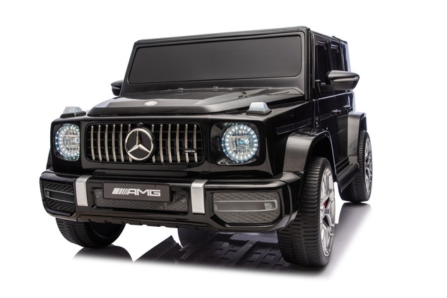 Electric Ride-on car Mercedes-Benz G63 AMG 4x4 Two-seater 24V, black, MP3 Player with USB/AUX and Bl