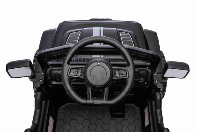 Electric car for children OFFROAD NEW with rear-wheel drive, black, Lithium battery, High chassis, W