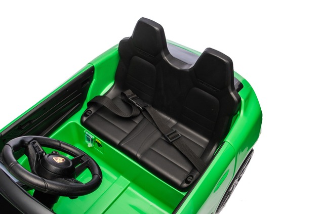 Electric Ride-on car Porsche Macan 12V Licensed with rear-wheel drive (Single seat), green, Lithium 