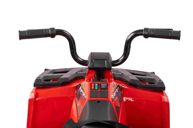 Licensed electric Ride-on quad Arctic Cat 12V with rear wheel drive, red, LED lights, Lithium batter