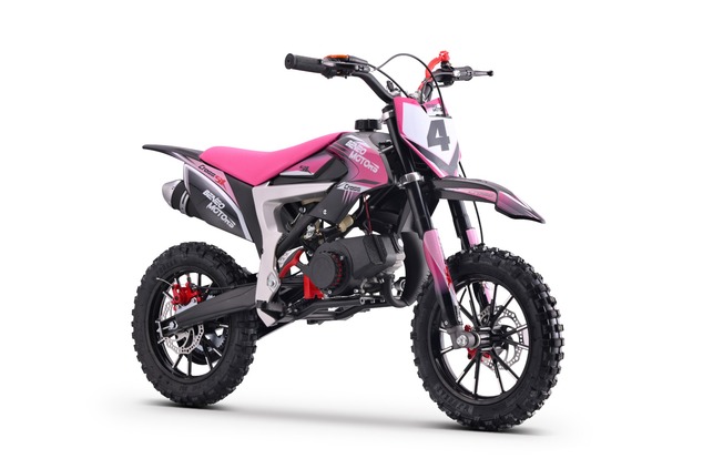 Kids Petrol Dirt Bike 50cc | Beneo Motors CROSS SX Pink | Ages 4–8 | Speed Limiter