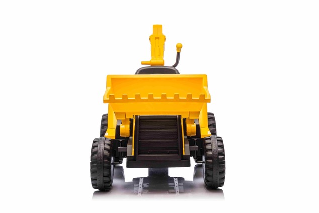 Licensed Caterpillar Electric Excavator with Slope and Excavation Bucket, Single Seater, Yellow, USB