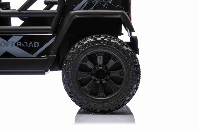 Electric car for children OFFROAD NEW with rear-wheel drive, white, Lithium battery, High chassis, W