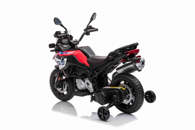 Electric Motorbike BMW F850 GS, Licensed, 12V battery, EVA soft wheels, 2 x 35W Engines, LED Lights,