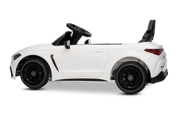 Electric Ride-on car Mercedes CLE 12V with rear-wheel drive, white, Single seater, Lithium battery, 