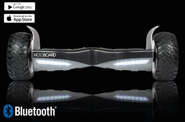 Hooboard - Premier hoverboard tout-terrain intelligent, gyropode, certifié UL, batterie LG
